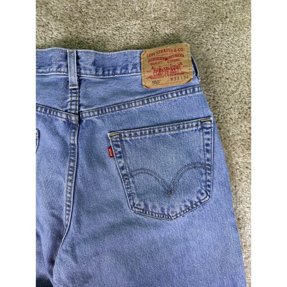 Levi's Men's Straight Jeans - Light Blue - Picture 7 of 14